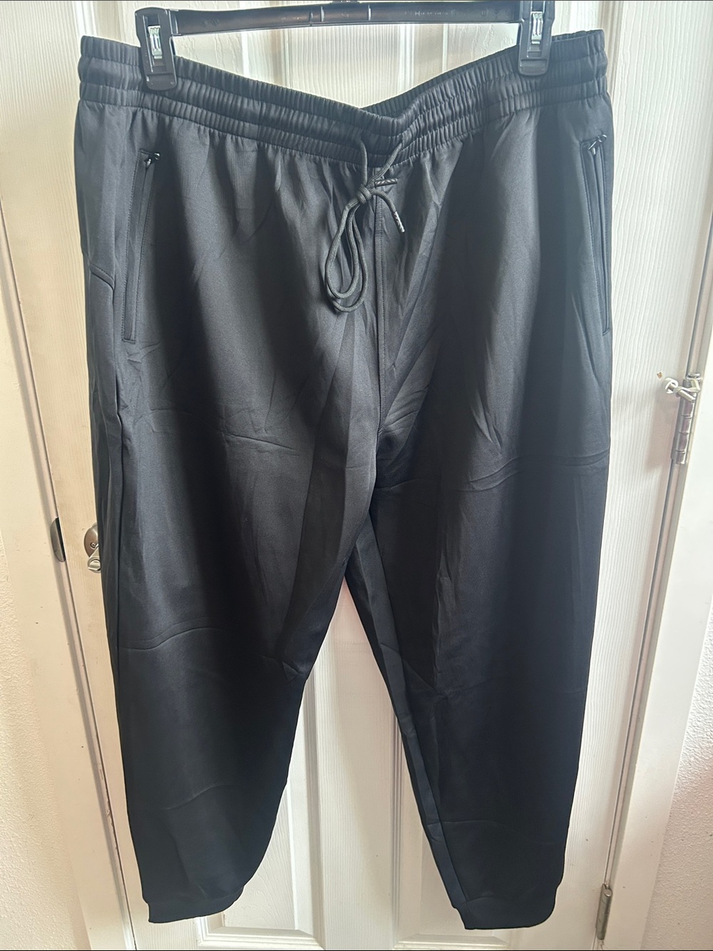 3XL Men's Black Drawstring Jogger Pants (New lost tag)